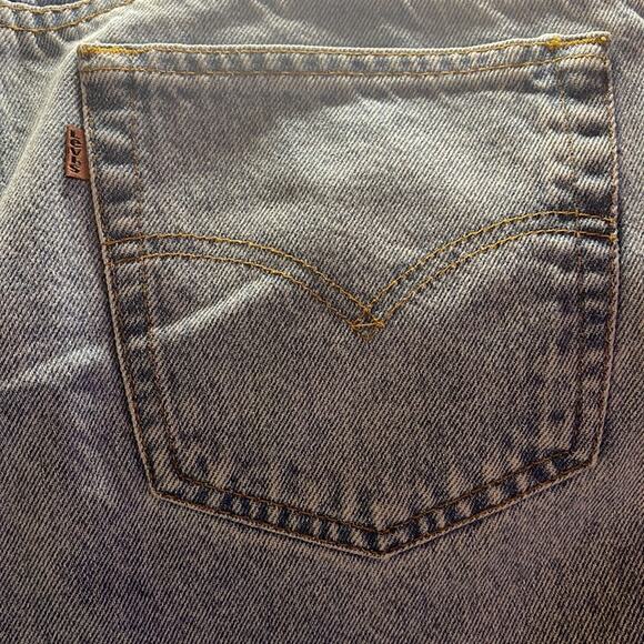 Vintage VTG Levi's Brown Tag 540 Relaxed Jean Shorts Jhorts Men's Size 36 - Picture 4 of 7